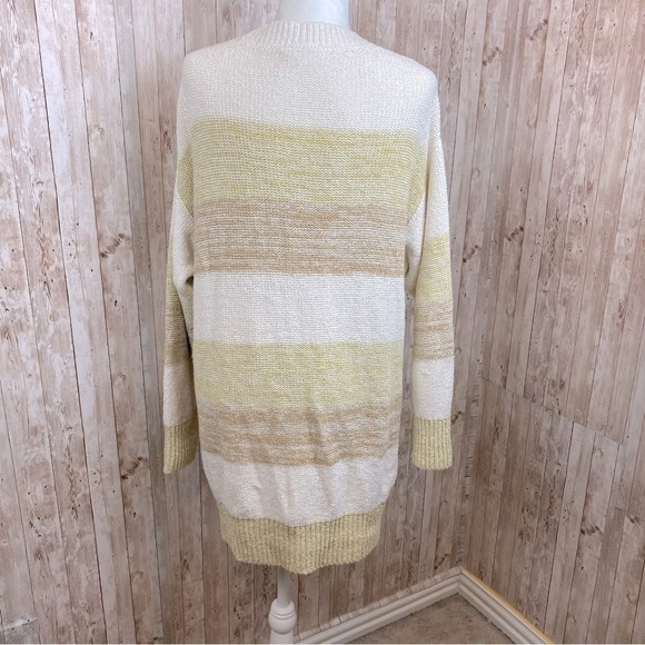 Free People Southport Beach Striped Oversized Button Front Cardigan Size Small - Picture 8 of 14